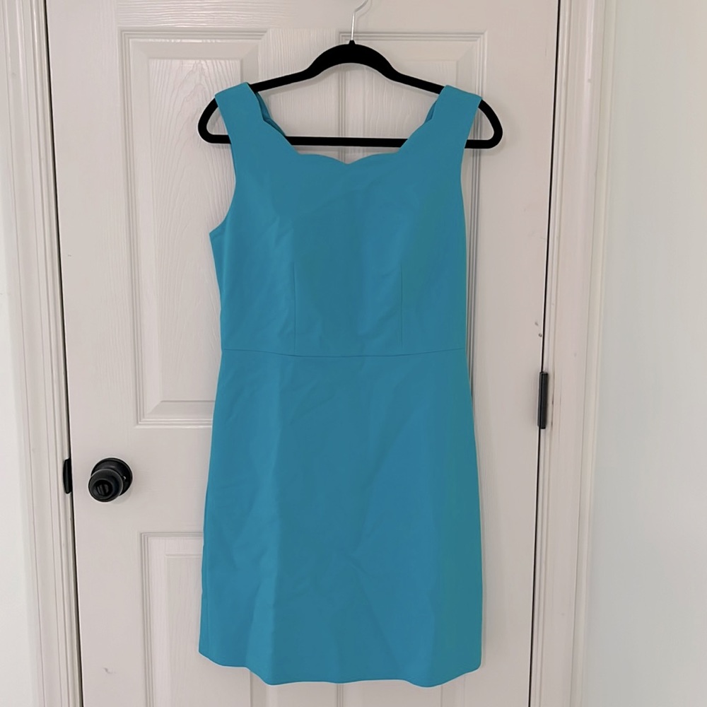 The Limited Turquoise Sleeveless Shift Dress